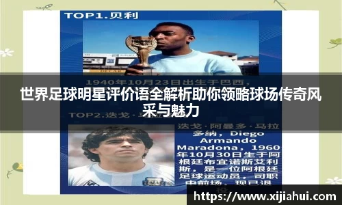 世界足球明星评价语全解析助你领略球场传奇风采与魅力